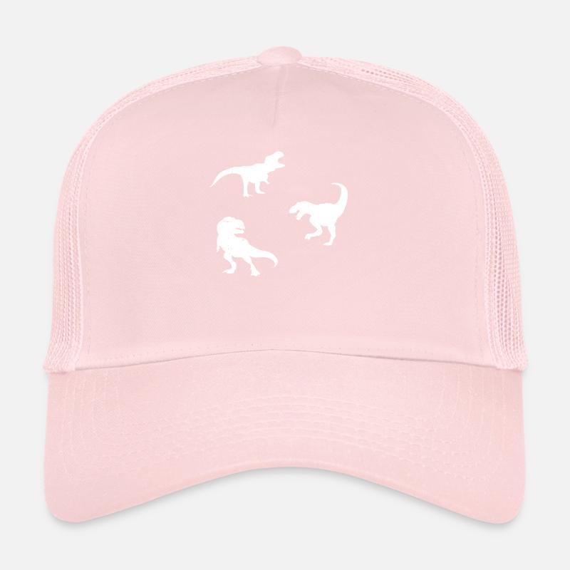 Dinosaur Silhouette T-Rex Dinosaur Trucker Cap