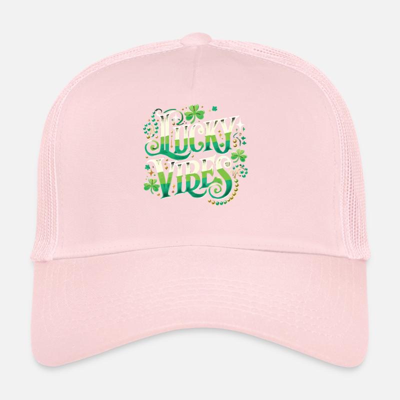 Saint-Patrick Lucky Vibes Design Casquette trucker 
