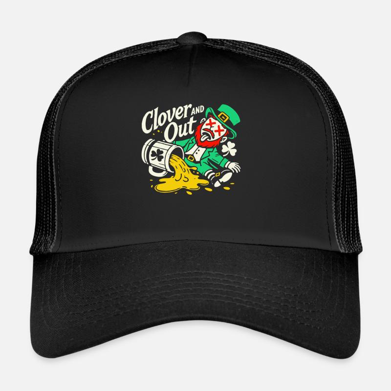 Trèfle de la Saint-Patrick et plaisir Casquette trucker 