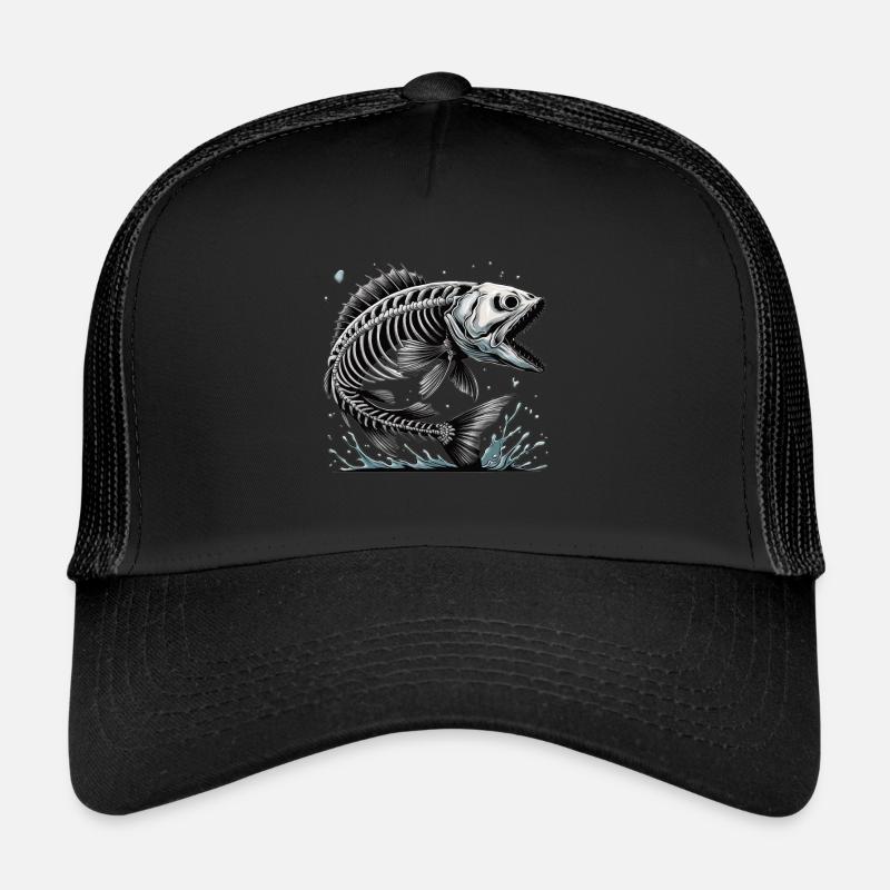 Evil Bony Fish from the Deep Trucker Cap