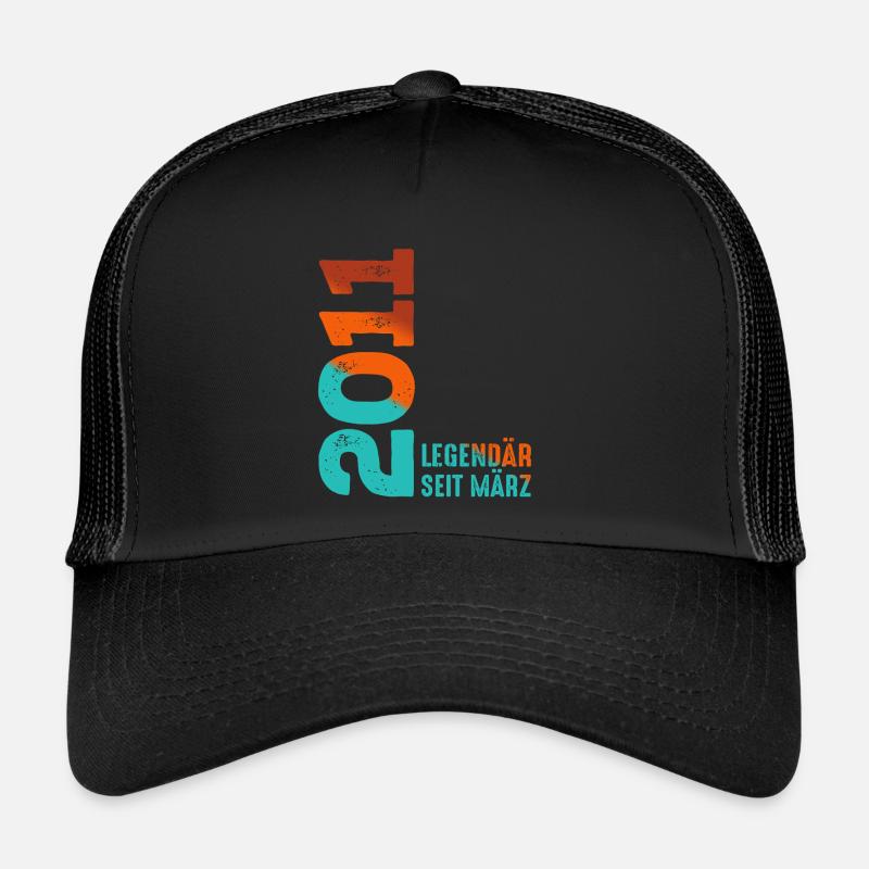 Légendaire Depuis Mars 2011 Mars 2011 Anniversaire 2011 Casquette trucker 