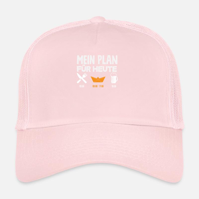 Origami Mon plan pour aujourd’hui Créatif Casquette trucker 