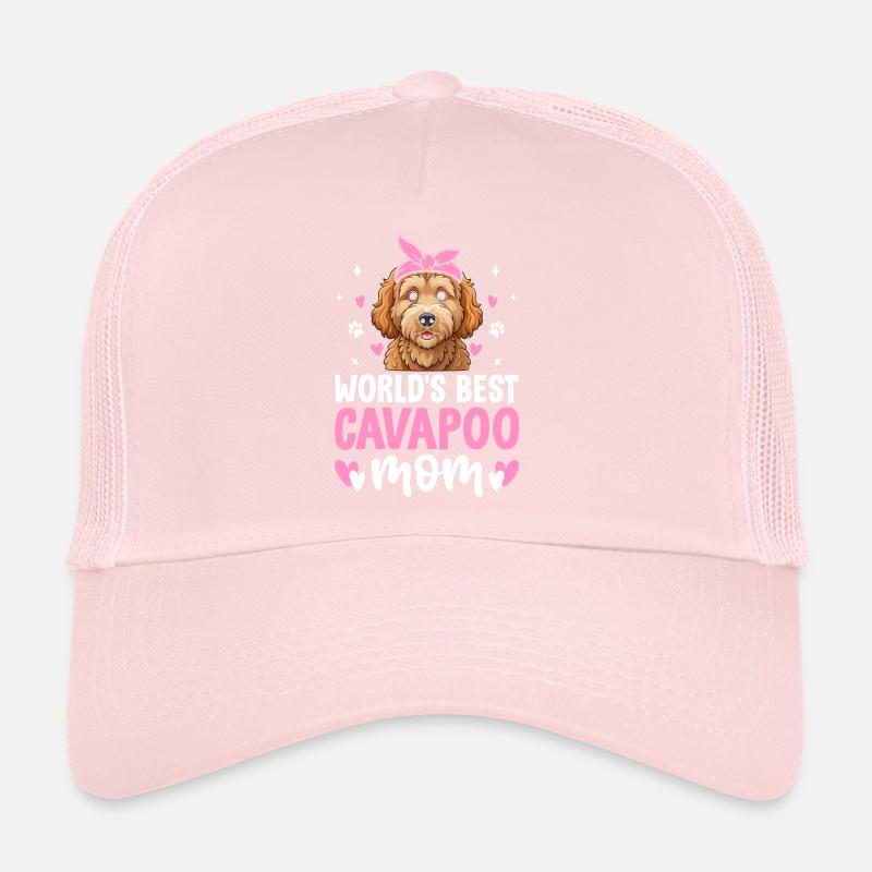 Cavapoo Maman Appréciation Cavadoodle Drôle Chien de compagnie Casquette trucker 