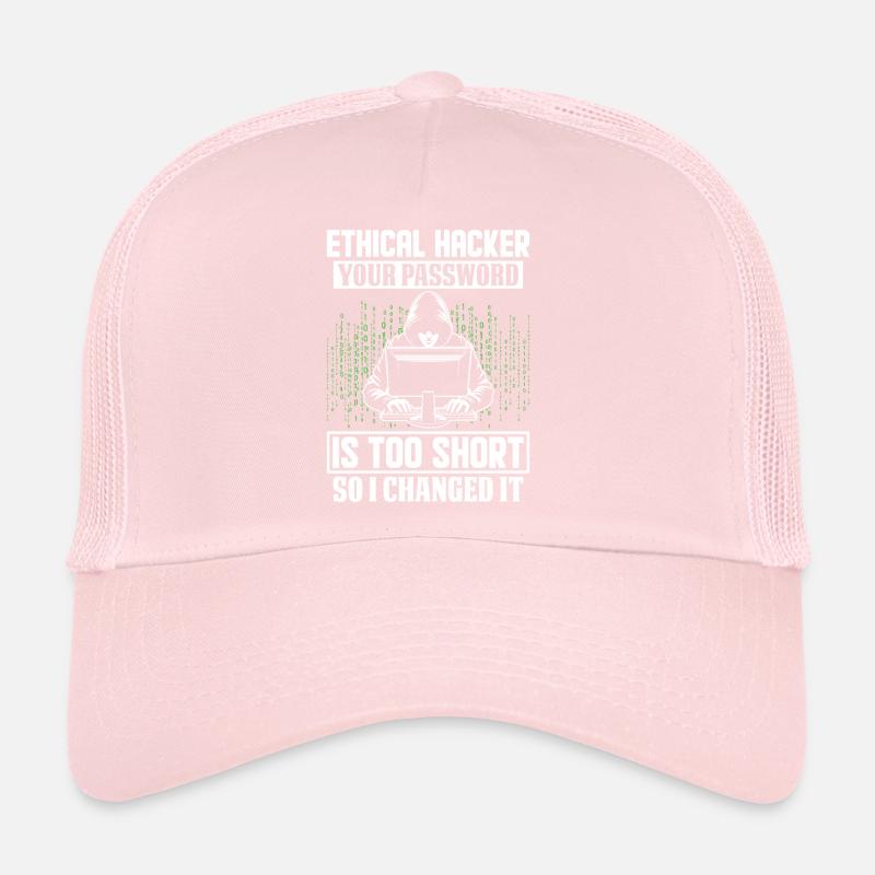 Hacker éthique Cyber Security Code Cracker Drôle Casquette trucker 