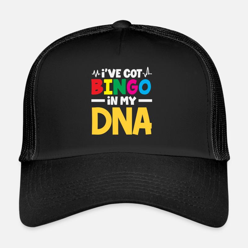 Bingo dans mon ADN Déclaration amusante Casquette trucker 
