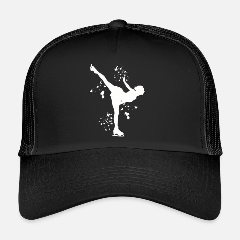 Figure Skating Skating Figure Skating - Trucker Cap - black/black