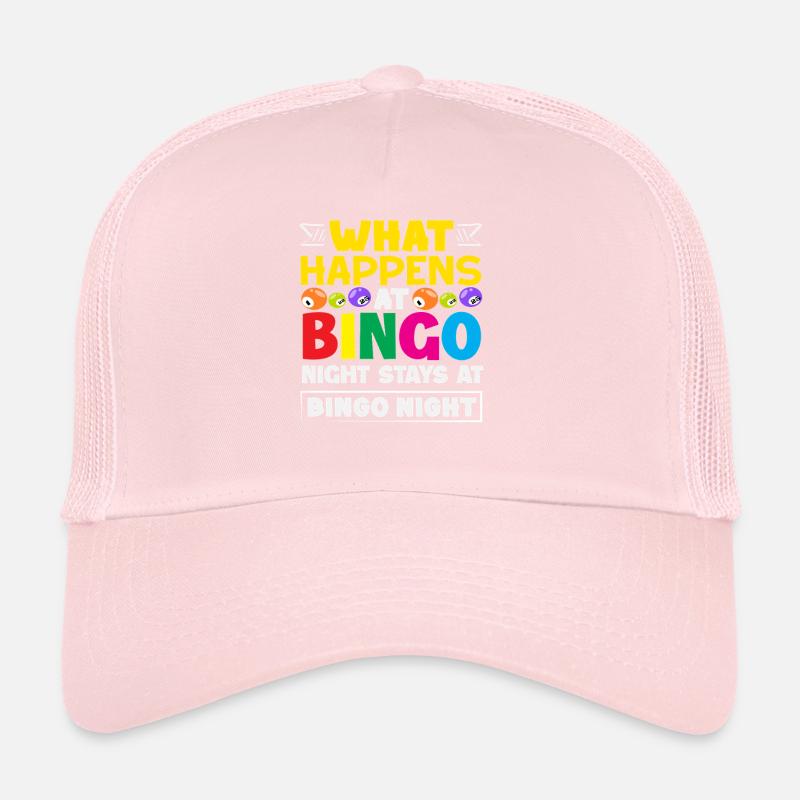 Soirée bingo : que se passe-t-il ? Casquette trucker 