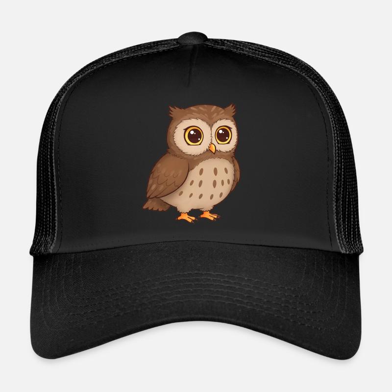Tier Cartoon Eule Trucker Cap