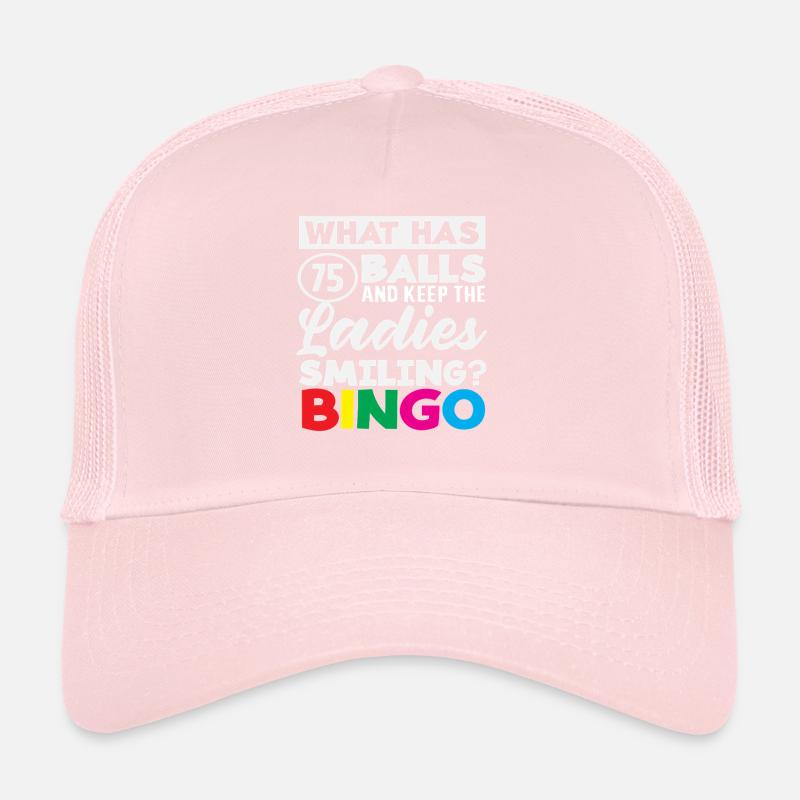 Bingo 75 Kugeln Und Ein Lächeln Trucker Cap