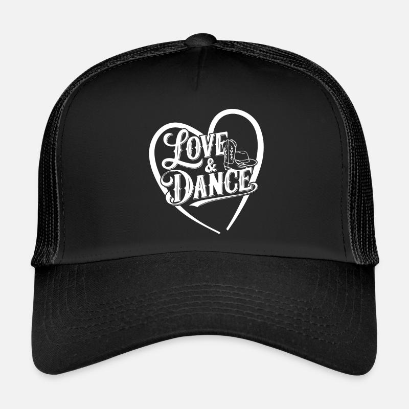 Love Line Dance ich liebe Line Dancing mit Herz Trucker Cap