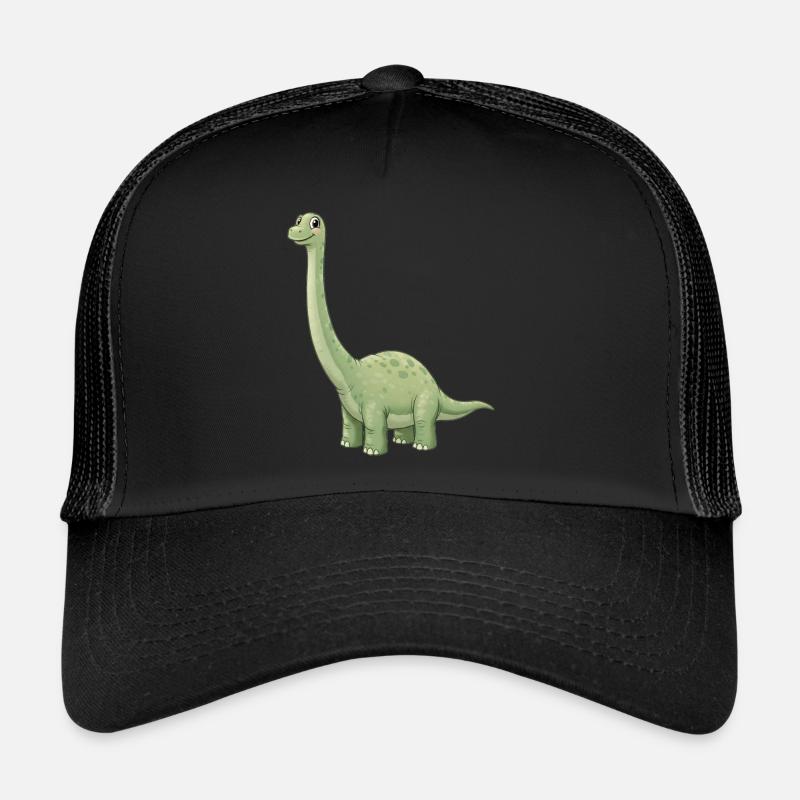 Dino Cartoon Brachiosaurus Trucker Cap
