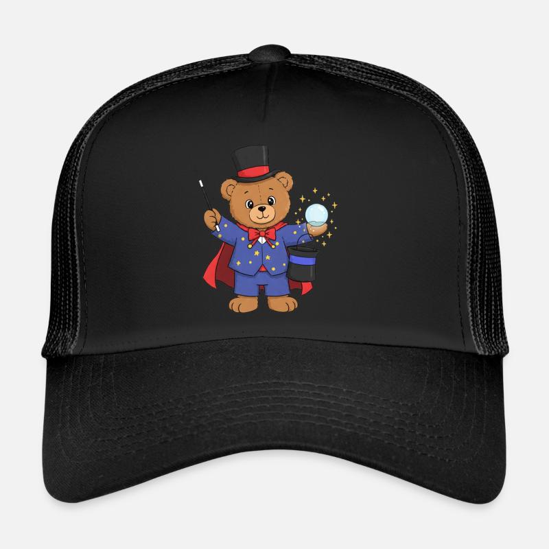 Ours en peluche sorcier Casquette trucker 