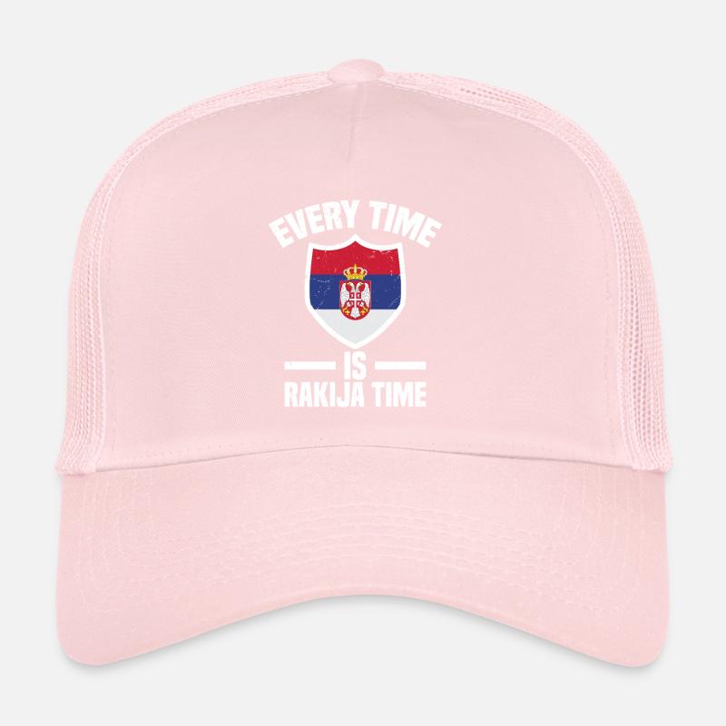 Chaque fois que c’est l’heure de la rakija Casquette trucker 