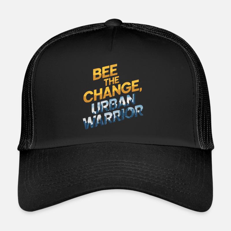 Bee the Change Urban Warrior Design Casquette trucker 