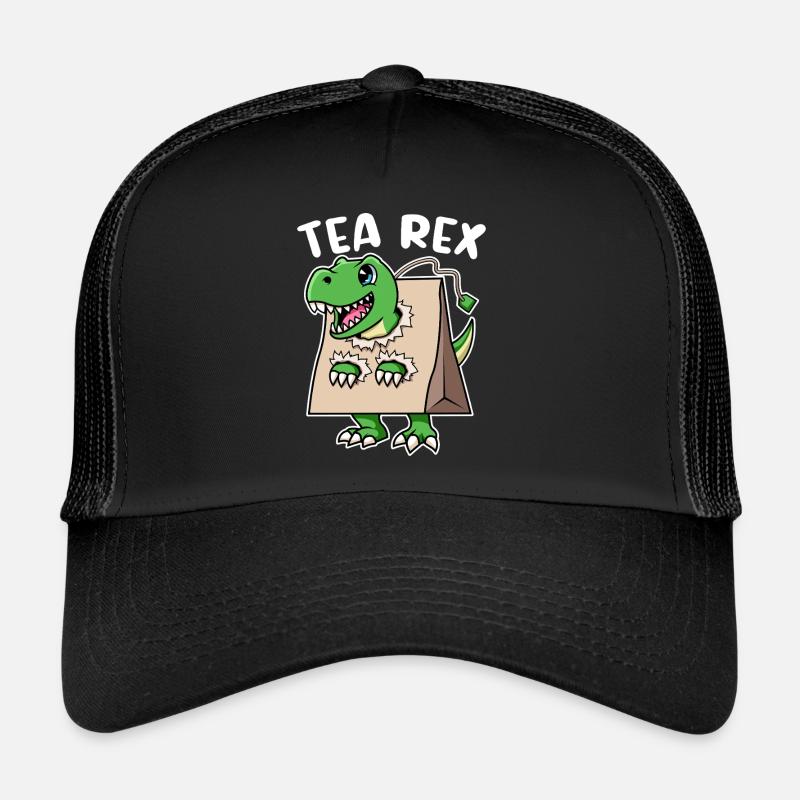 T-Rex Tyrannosaurus Rex Tee Trinker Dino mit Tee Trucker Cap