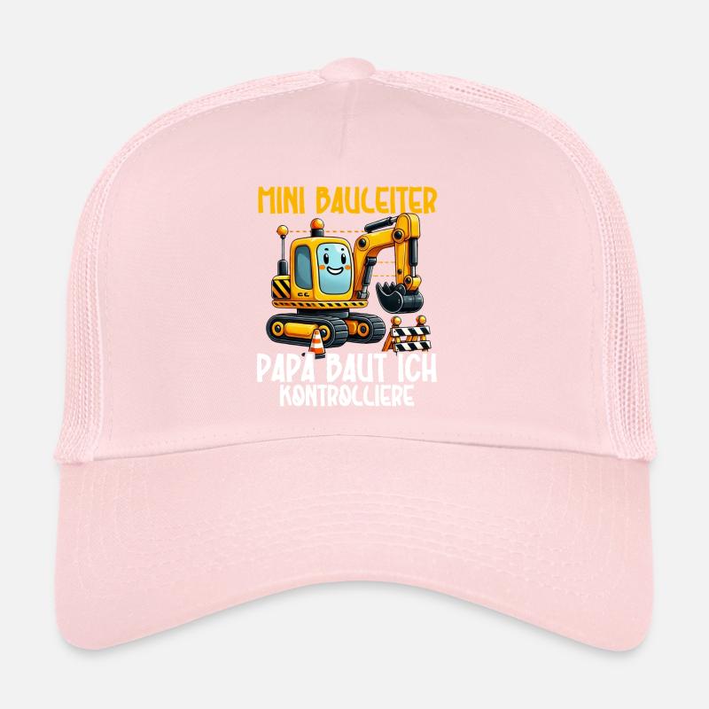 Kinder Bauleiter Projektleiter Bauunternehmer Trucker Cap