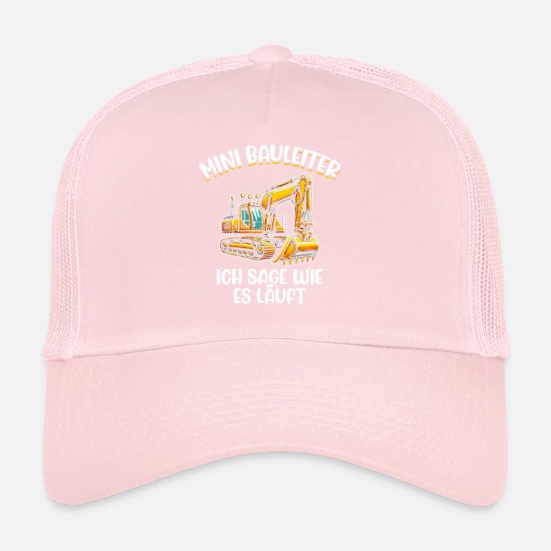Kinder Bauleiter Projektleiter Bauunternehmer Trucker Cap