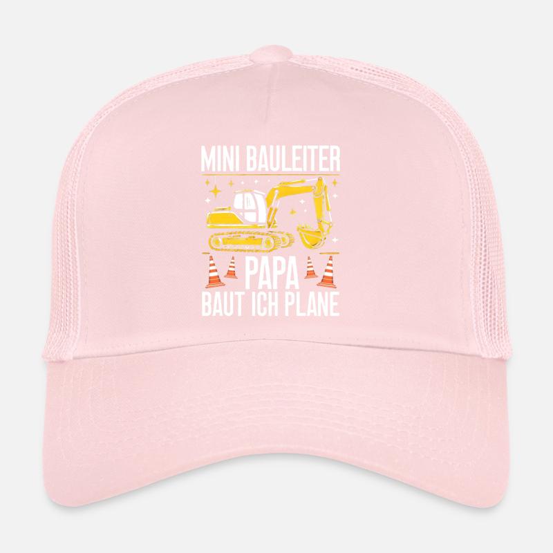 Kinder Bauleiter Projektleiter Bauunternehmer Trucker Cap