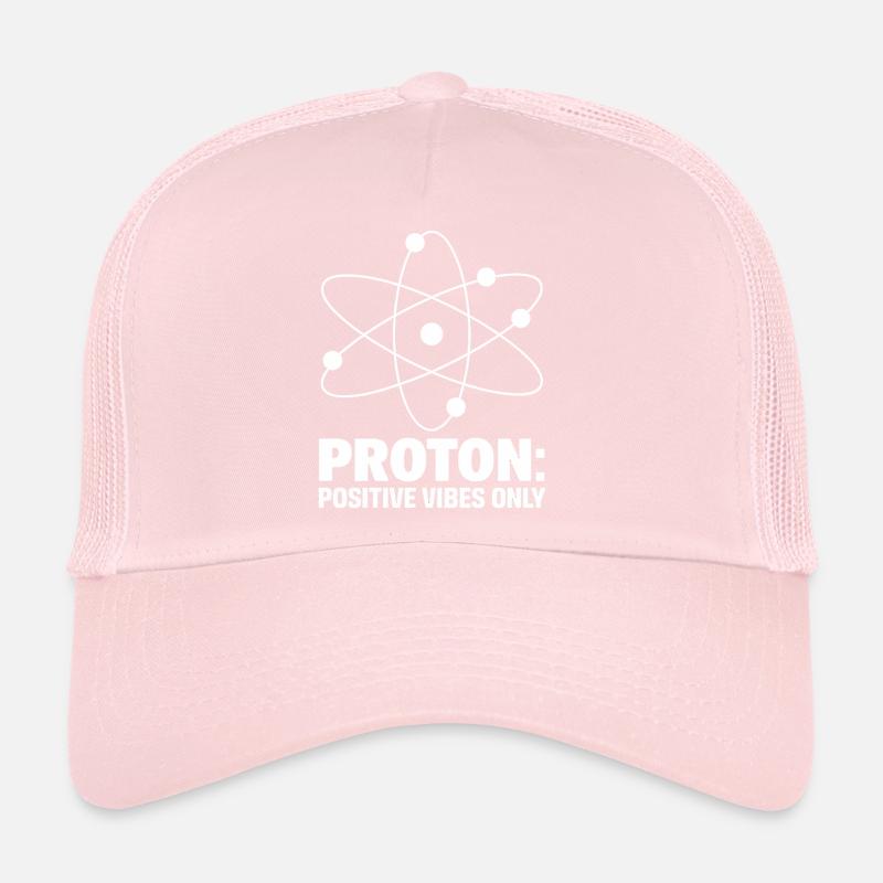 Proton Positive Vibes Atom Design Trucker Cap