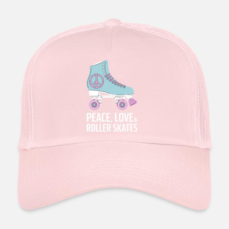 Peace Love Rollers Design Casquette trucker 