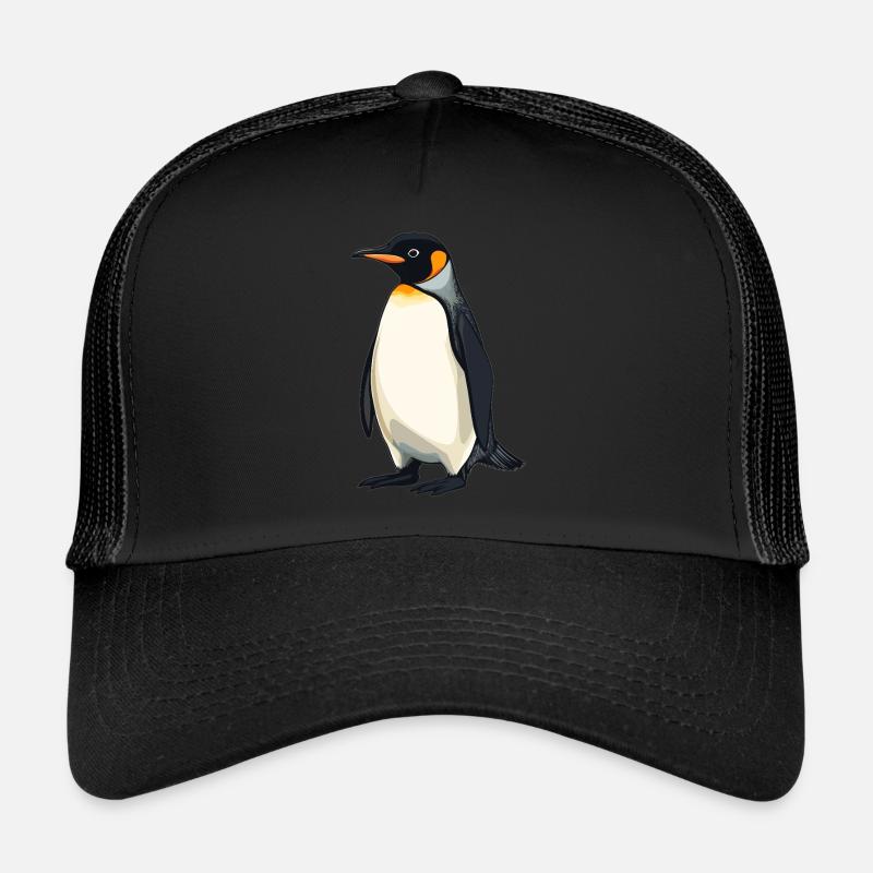 Pinguine Pinguin - Trucker Cap - Schwarz/Schwarz