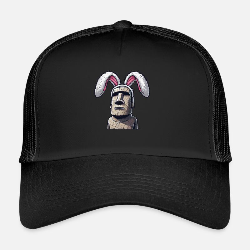 Easter island moai, Isla de Pascua easter island Trucker Cap