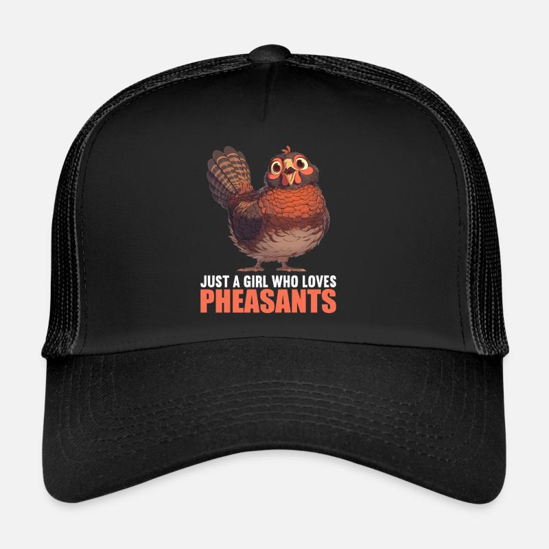 Fasane Fasan - Trucker Cap - Schwarz/Schwarz