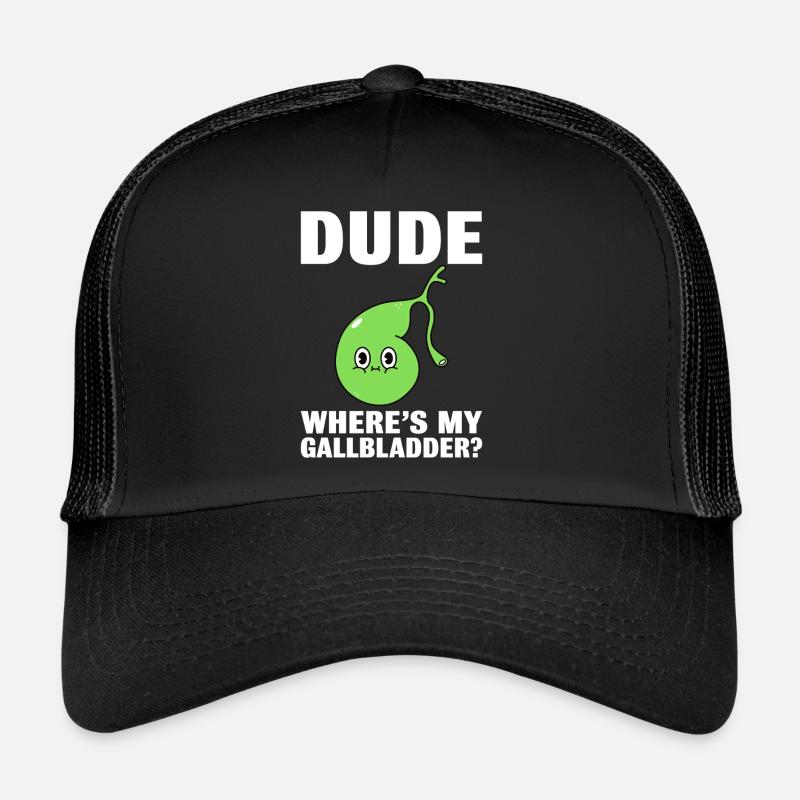 Funny Gallbladder Removal Cholecystectomy Trucker Cap
