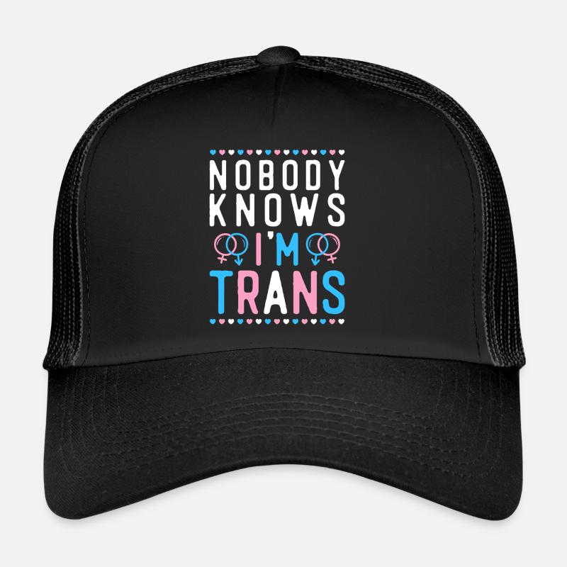 Transgender Trans LGBT Pride Trucker Cap