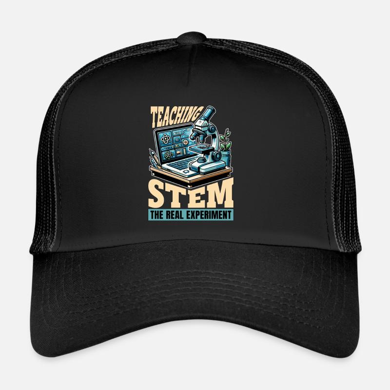 STEM Teacher Teaching STEM The Real Data Analysis Trucker Cap