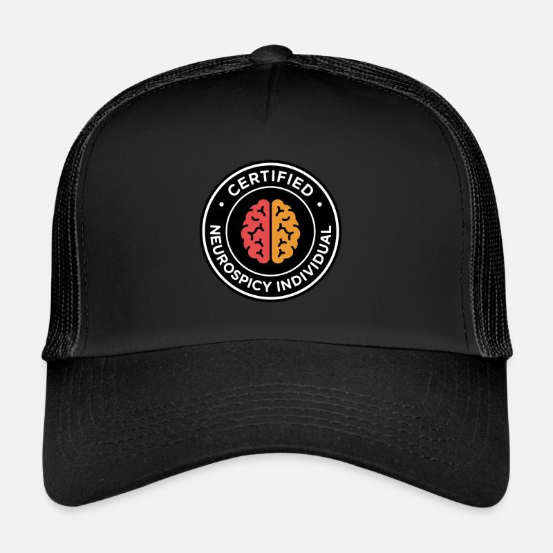 Neurospic - Casquette trucker  - noir/noir