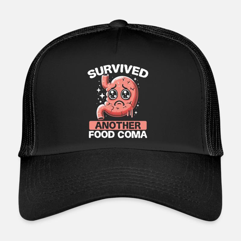 Douleur à l’estomac Survivant Douleur à l’estomac Casquette trucker 