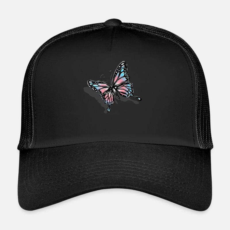 Transgender Trans LGBT Pride - Trucker Cap - Schwarz/Schwarz
