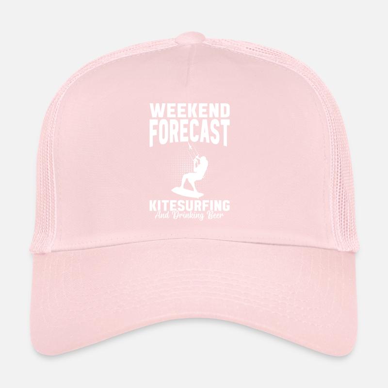Prévisions du week-end Kitesurf et boire de la bière Casquette trucker 