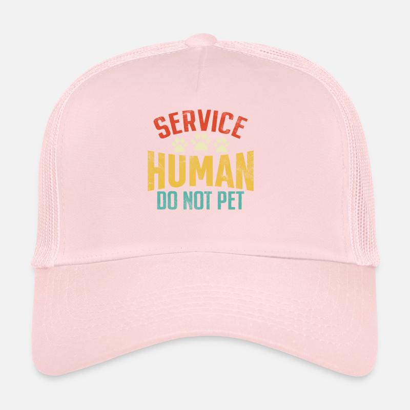 Service Humain Ne pas Adoption d’animal de compagnie Rétro Animal Casquette trucker 