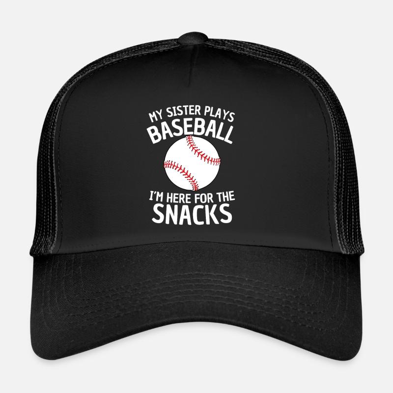 Lustiger Baseball Schwester Spruch Trucker Cap