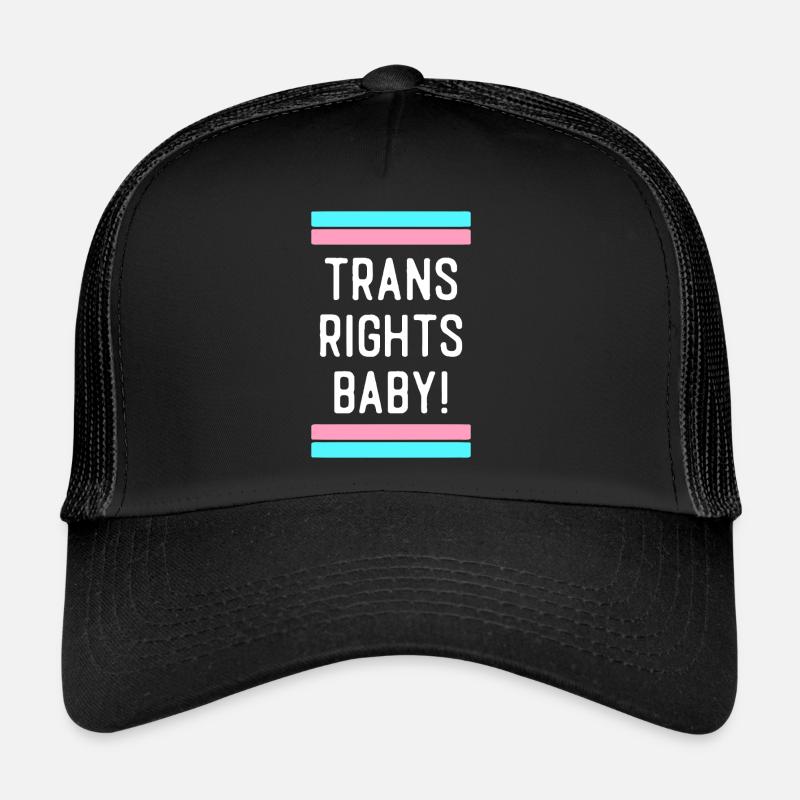 Transgender Trans LGBT Pride Trucker Cap
