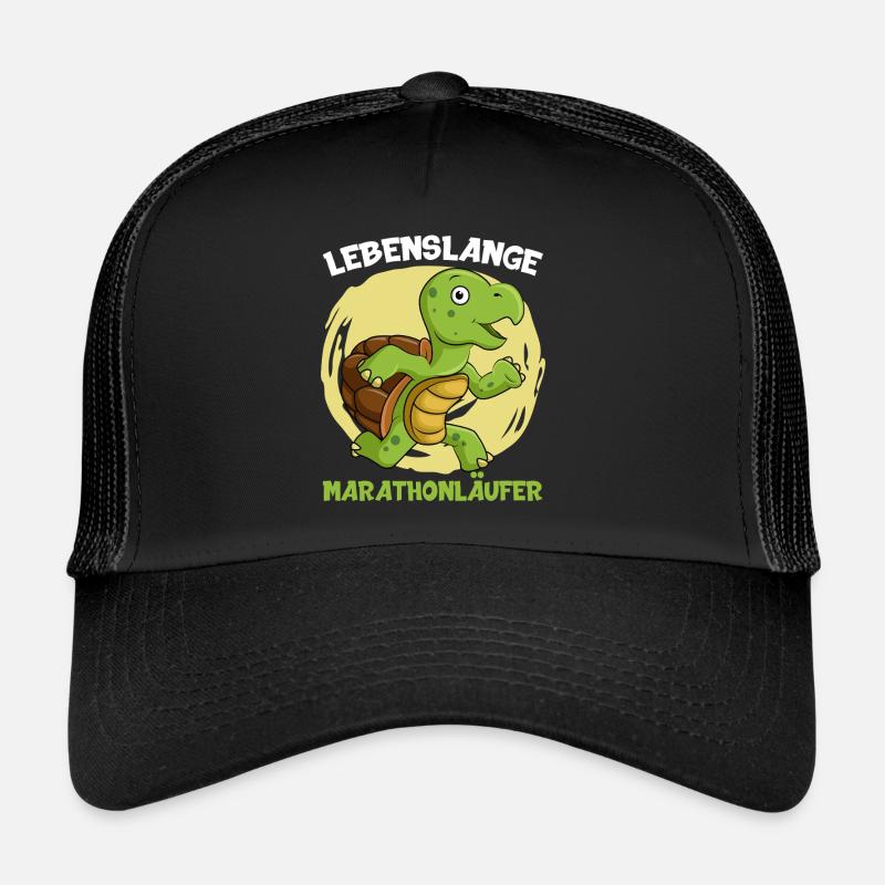 Läufer LEBENSLANGE MARATHON LÄUFER Lustiges Trucker Cap