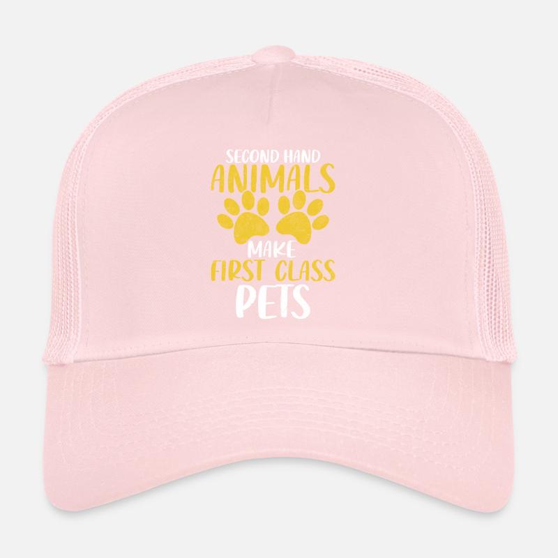 Animaux de seconde main Adoption d’animaux de compagnie Refuge d’accueil Casquette trucker 