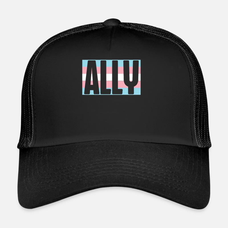 Transgender Trans LGBT Pride Trucker Cap