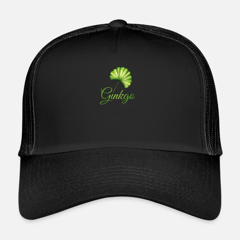 Ginkgo Leaf Botanical Elegance Trucker Cap