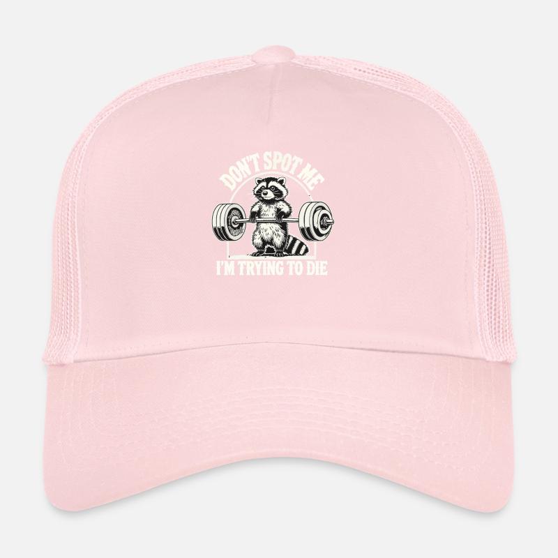 Spot Mich Nicht, Ich Versuche Zu Sterben, Waschbär Trucker Cap