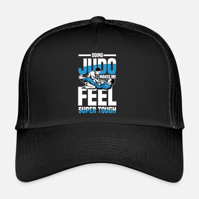 Le judo me rend vraiment fort et super dur Casquette trucker 