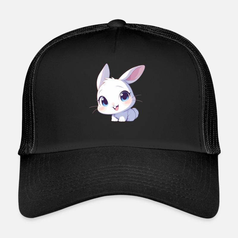 Hasen Hase - Trucker Cap - Schwarz/Schwarz