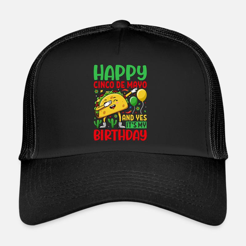 Cinco De Mayo - Trucker Cap - Schwarz/Schwarz