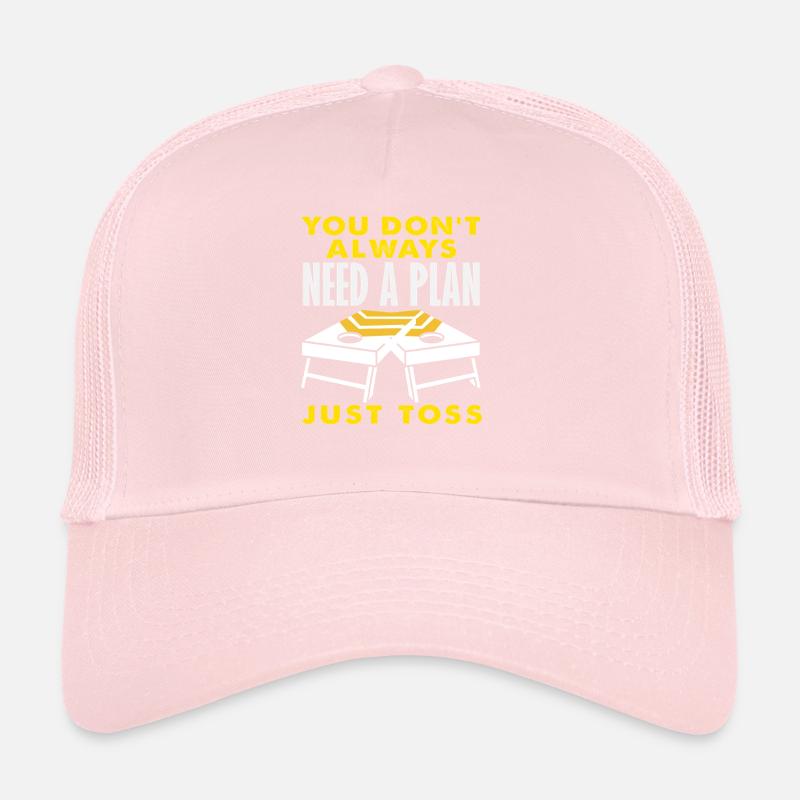 Les amateurs de cornhole se lancent facilement Casquette trucker 