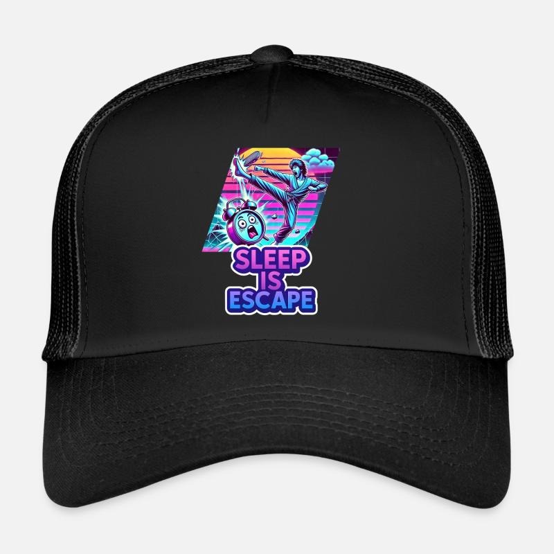 Le sommeil, c’est l’évasion – Le sommeil est la seule issue de secours Casquette trucker 