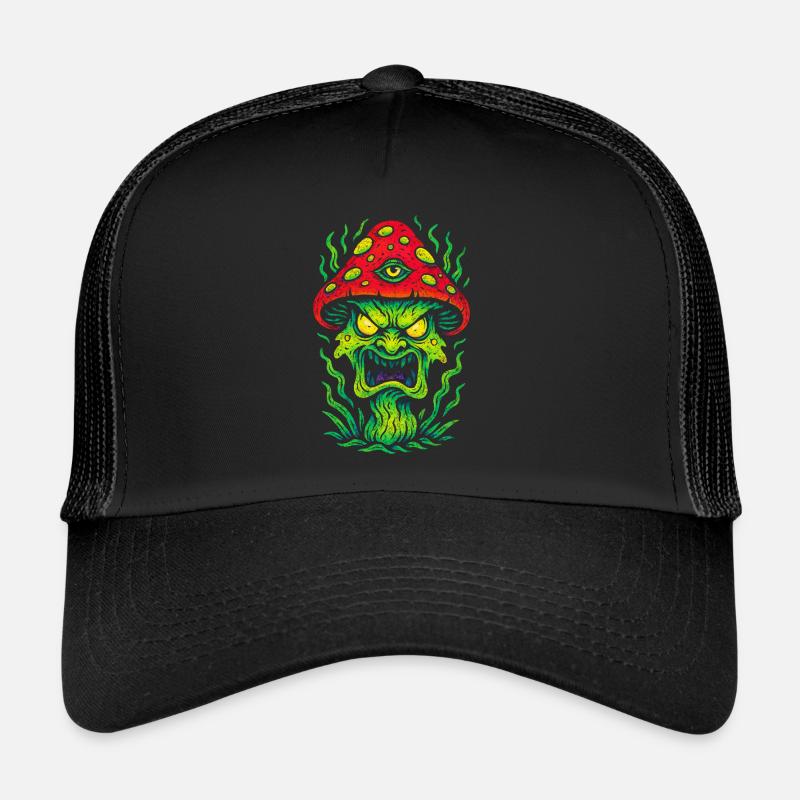 Psycho Toadstool avec troisième œil Casquette trucker 