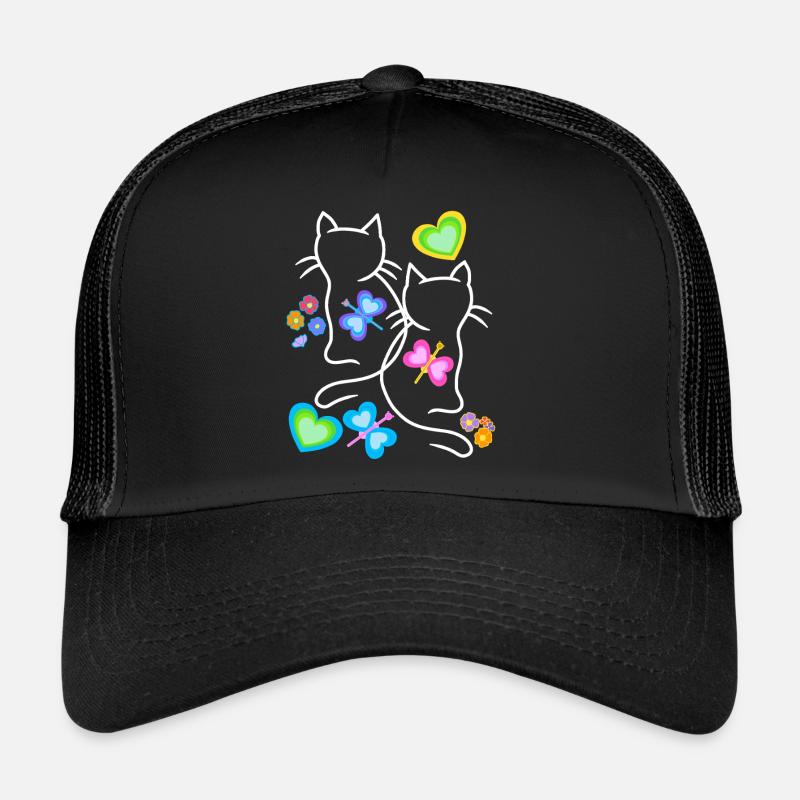 Kinder Katzen Katze Kätzchen Kleinkinder Baby Trucker Cap