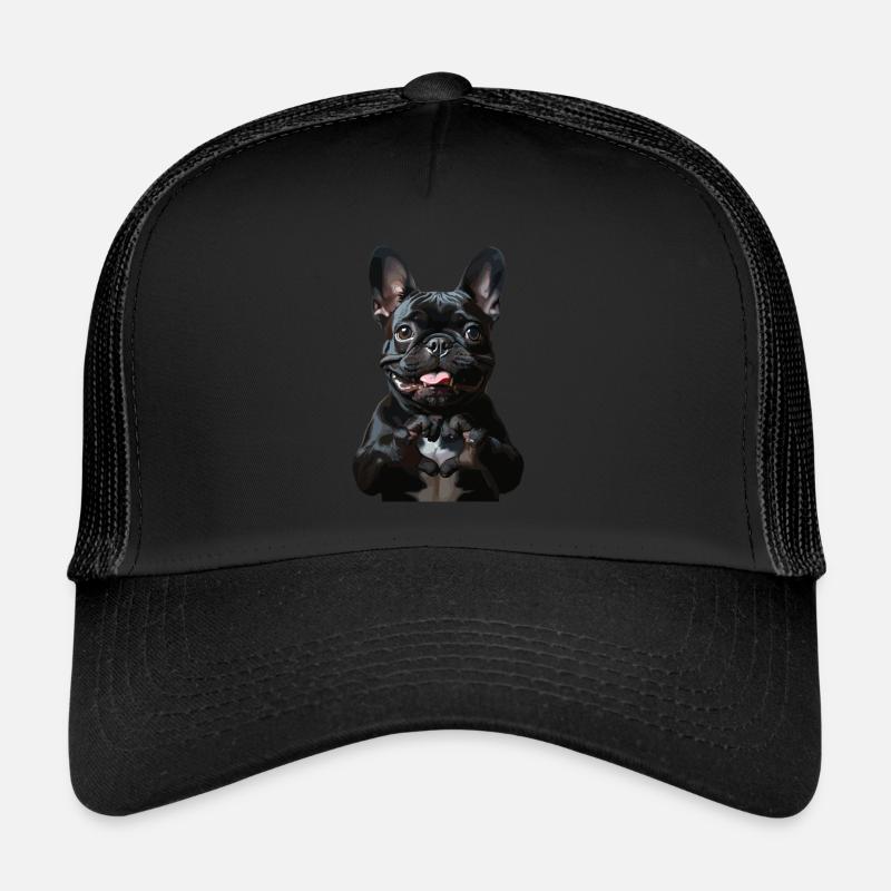 Look mignon de bouledogue français Casquette trucker 